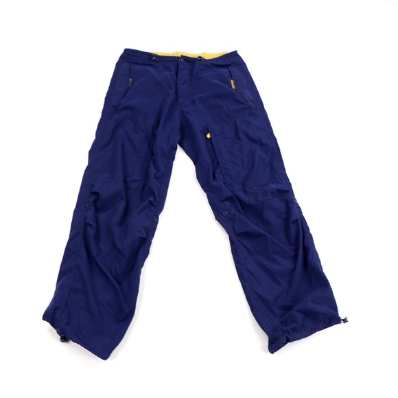 Vintage 90s GAP Streetwear Cuffed Cargo Pants Blue